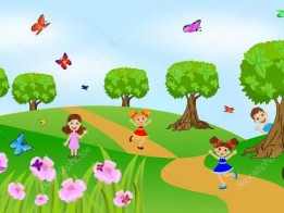 depositphotos_51331865-stock-illustration-children-play-the-green-lawn